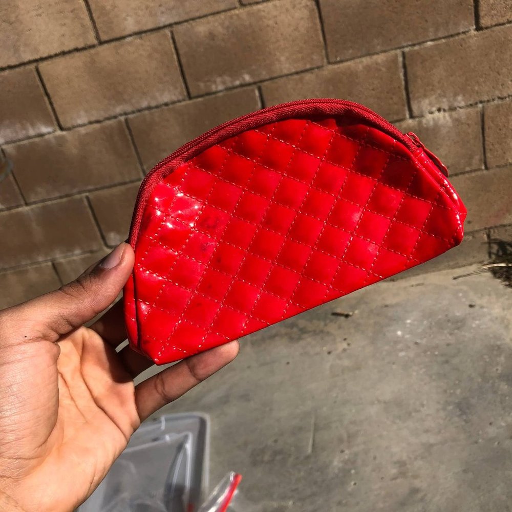 Candy Red Wallet Bag